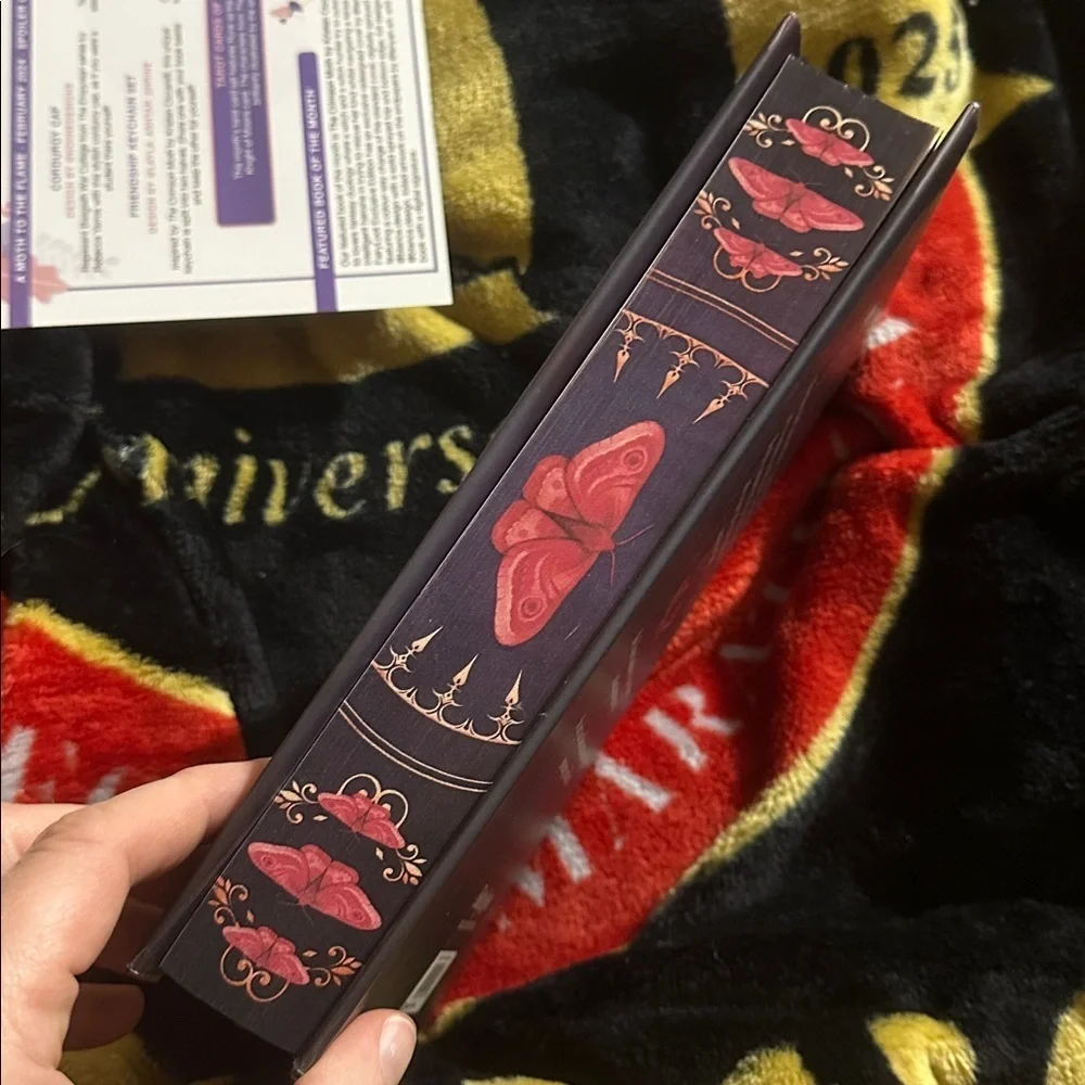 The Crimson Moth Book by Kristen Ciccarelli, Fairyloot Exclusive